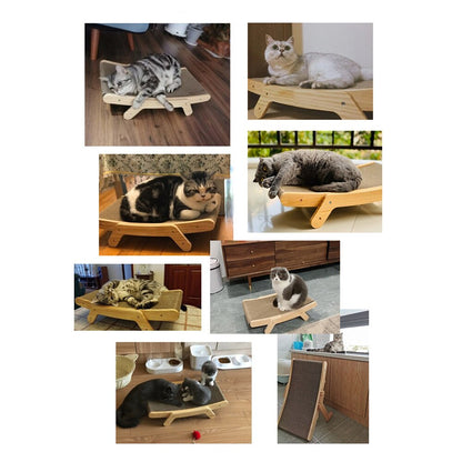 ScratchMaster™ Cat Scratching Bed